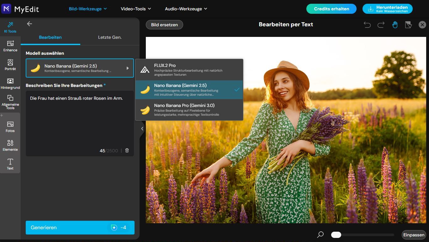 MyEdit - Bilder mit Text bearbeiten