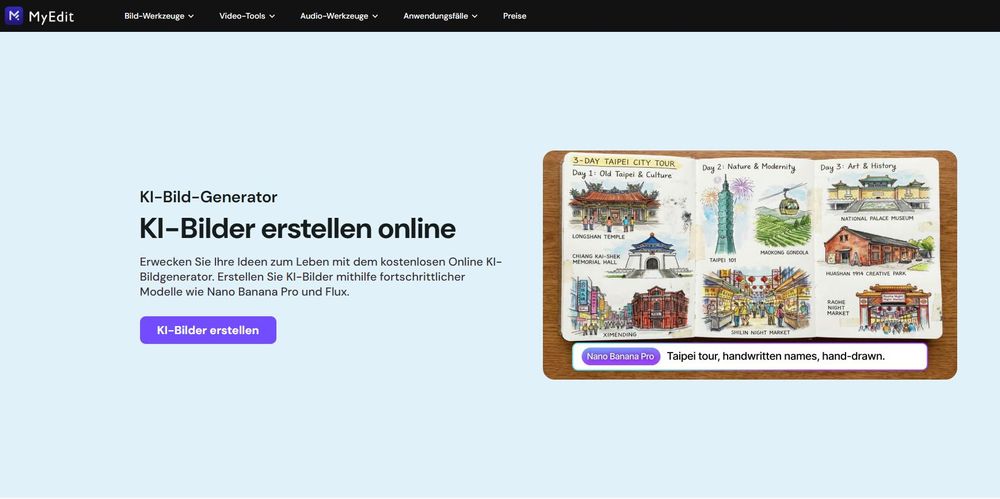 MyEdit KI-Bildgenerator
