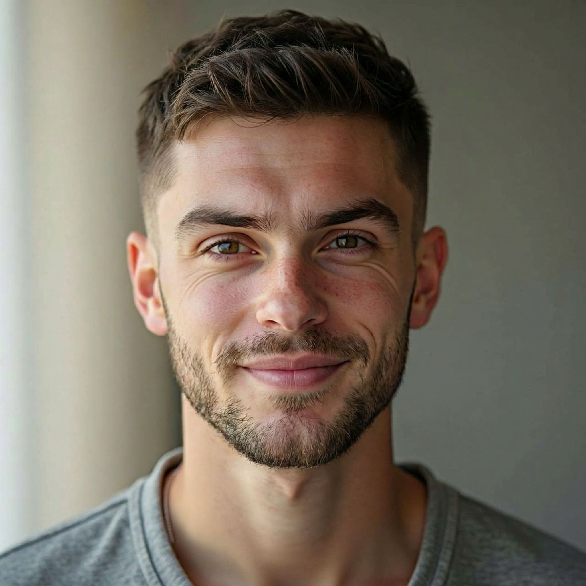 Coiffure et barbe homme après