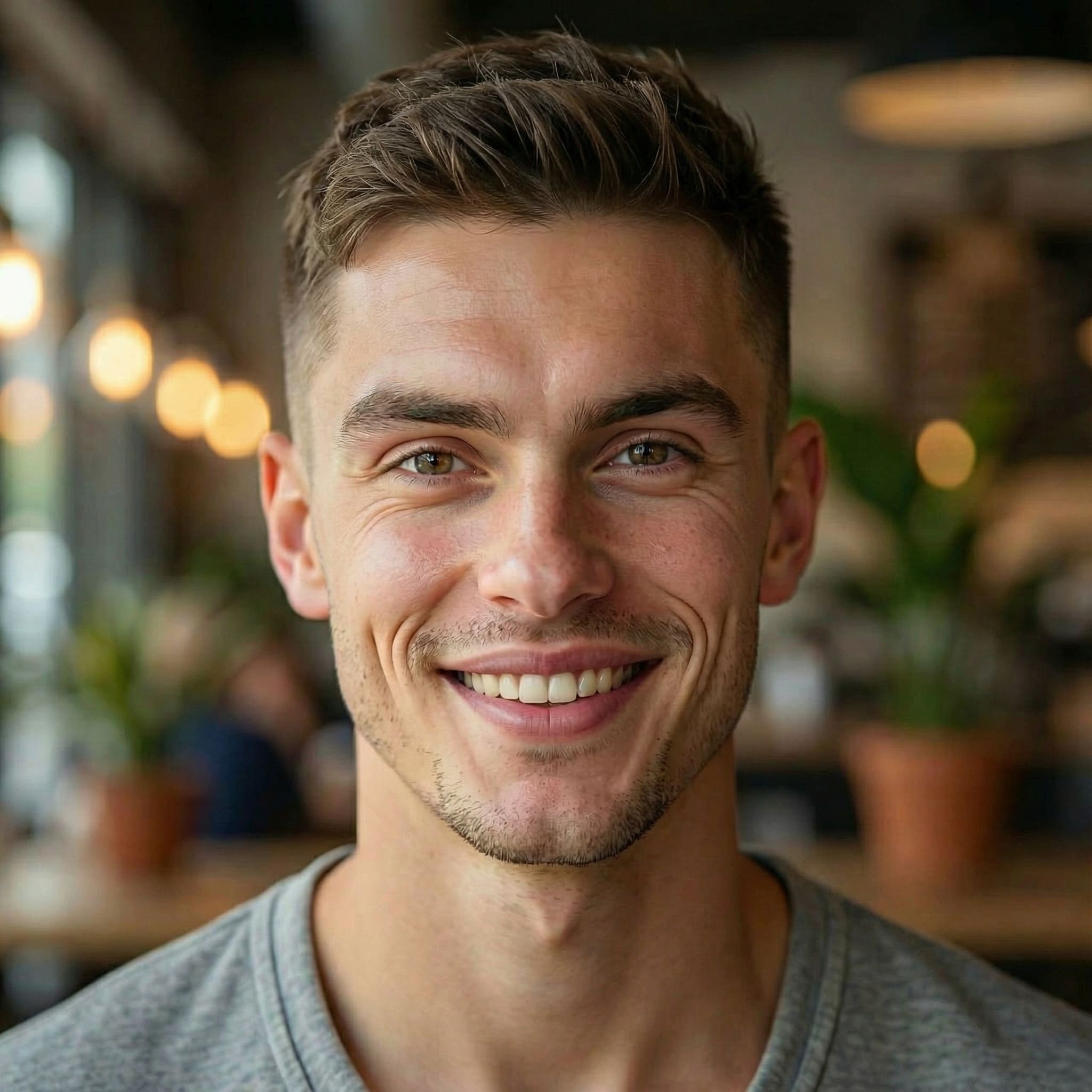 Coiffure homme après