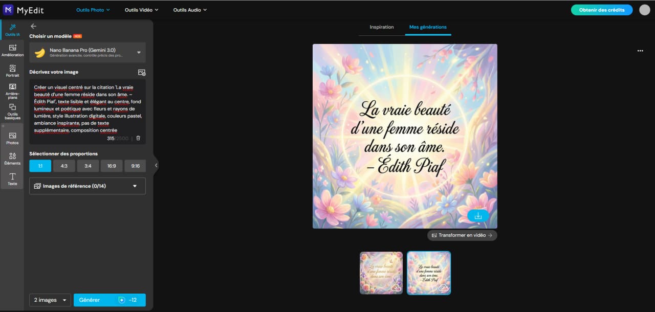 Image générée par MyEdit AI