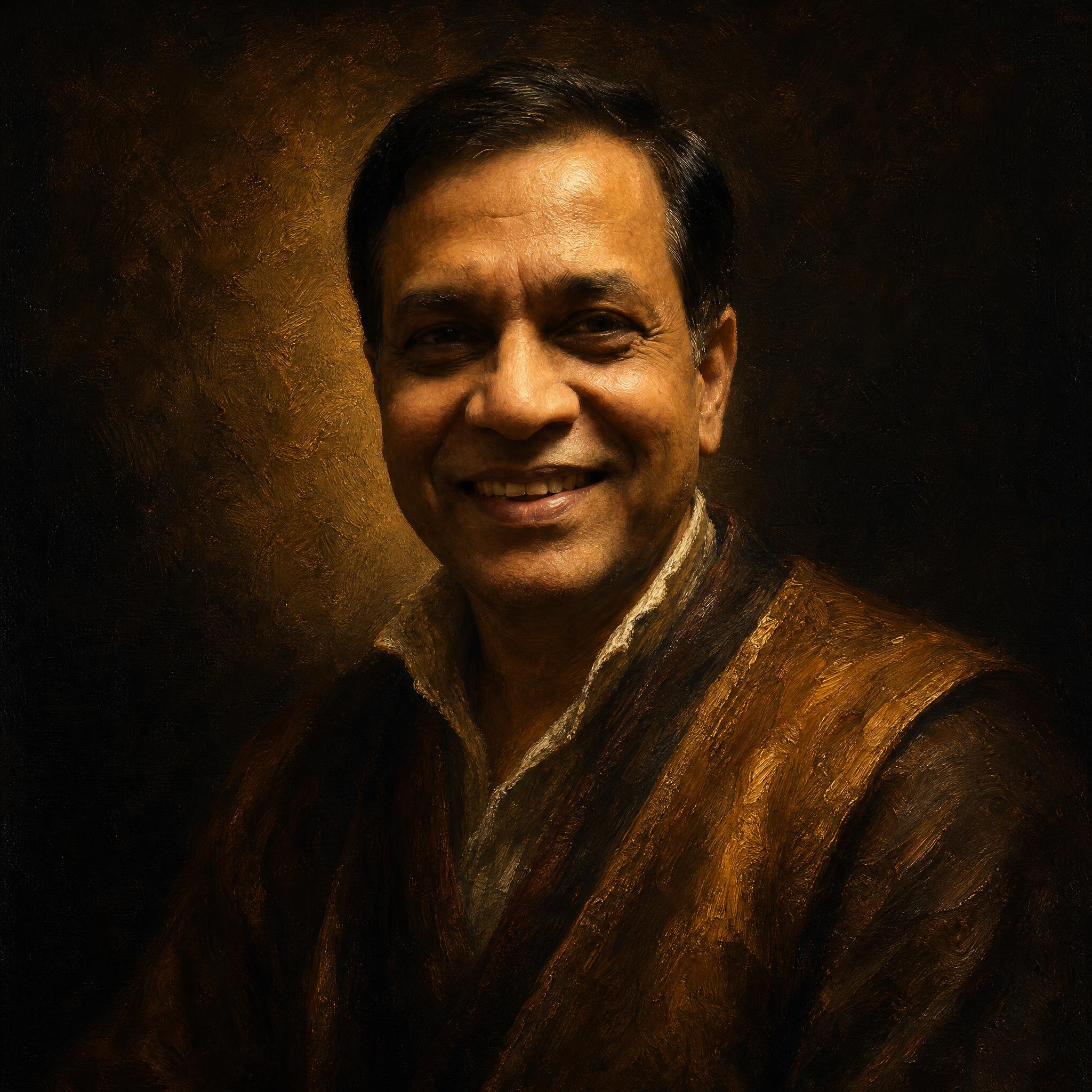 Retrato del Día del Padre generado con MyEdit