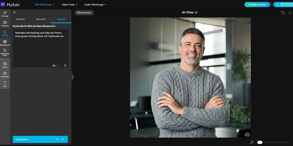 Mit Nano Banana bearbeitetes Foto
