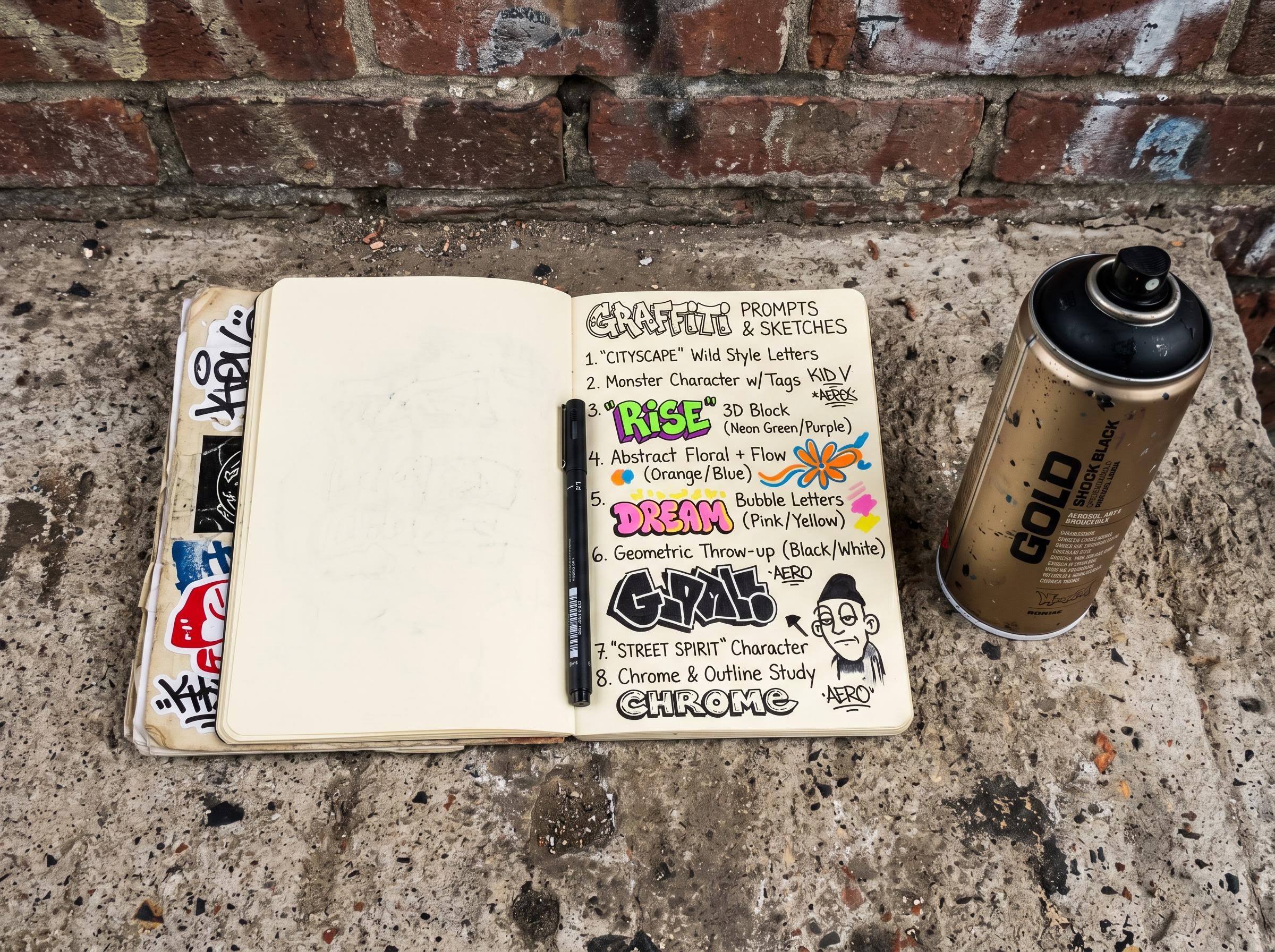 Best prompts for generating AI graffiti art with MyEdit AI Image Generator