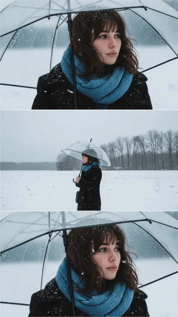 Animación de nieve (De foto a video)