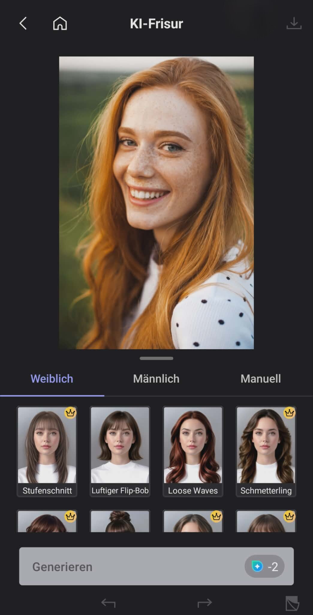 MyEdit - Trendfrisuren testen