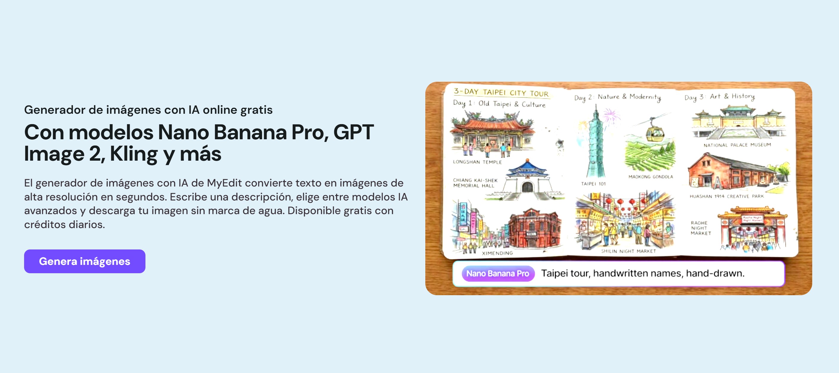 Generador de Imágenes con IA de MyEdit para crear una figurita del Mundial