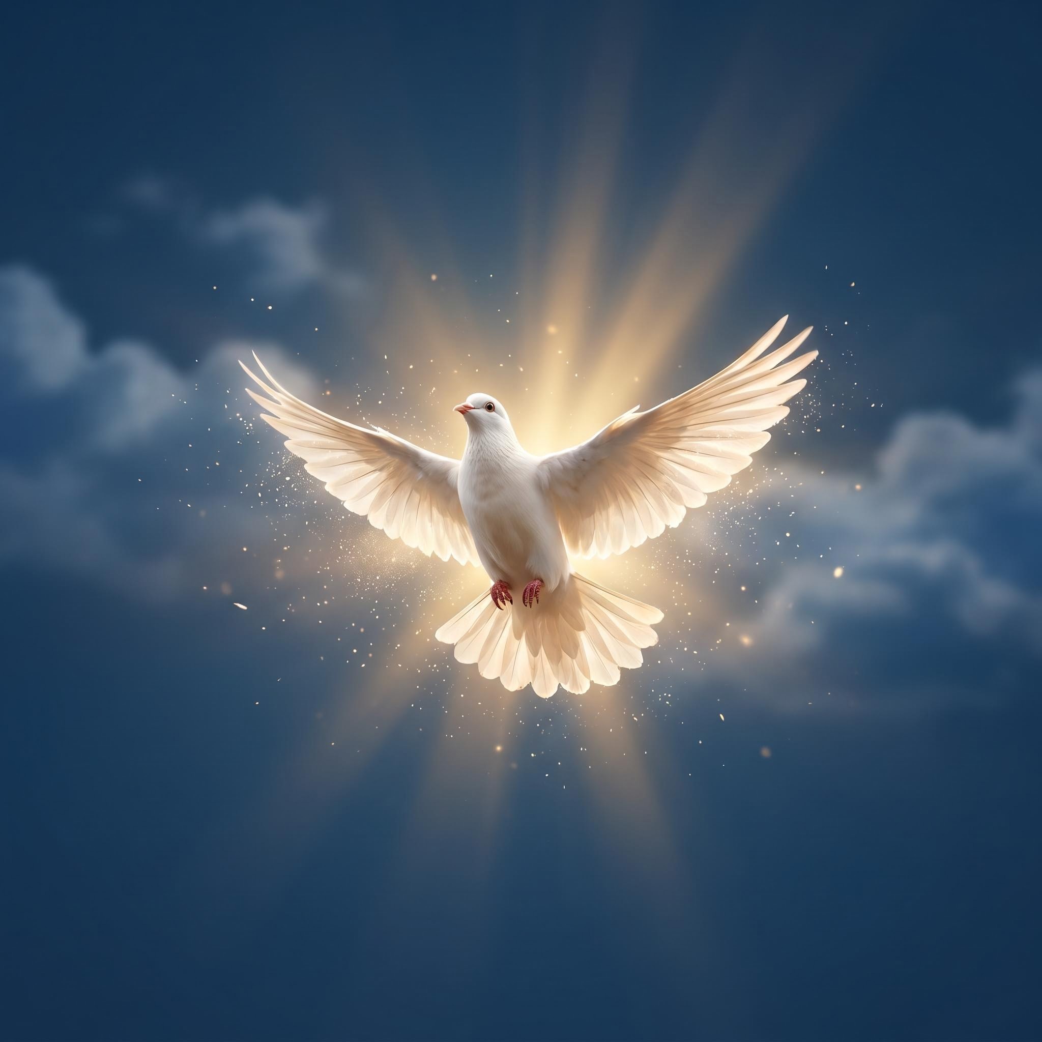 Pentecost image before animation