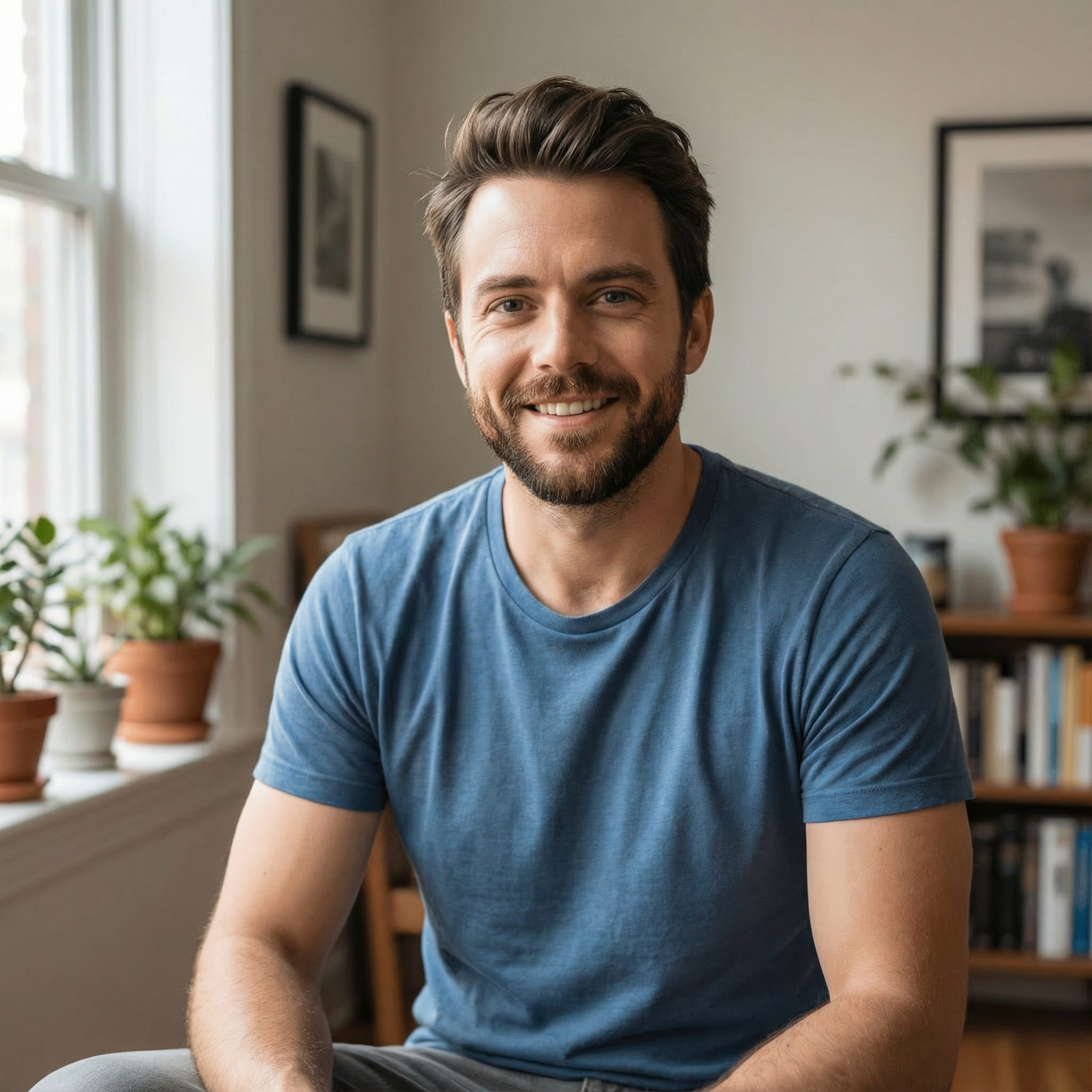 Portrait IA généré après