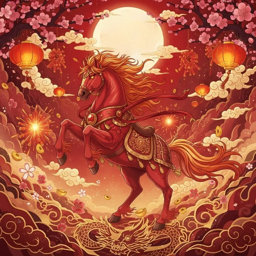 新年圖案生成範例