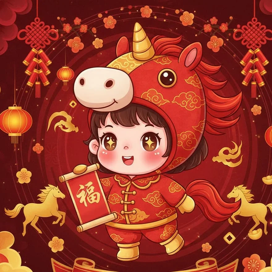 新年圖案生成範例