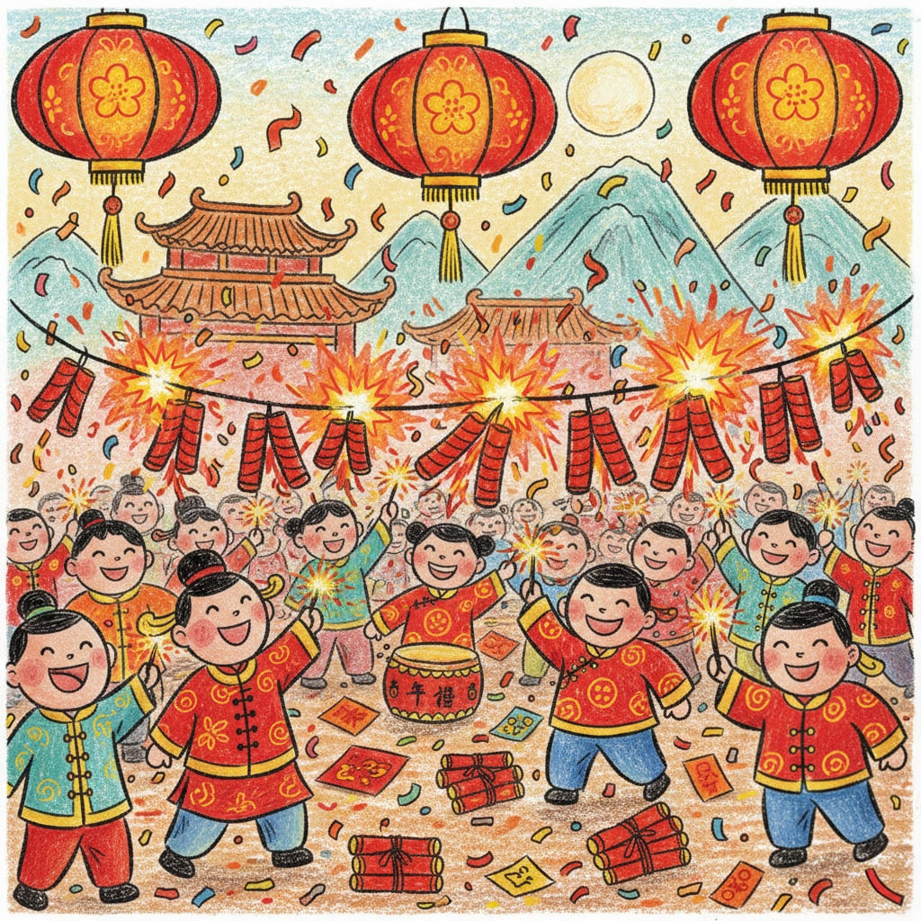 新年圖案生成範例