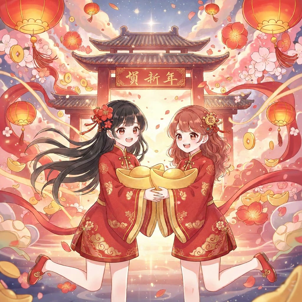 新年圖案生成範例