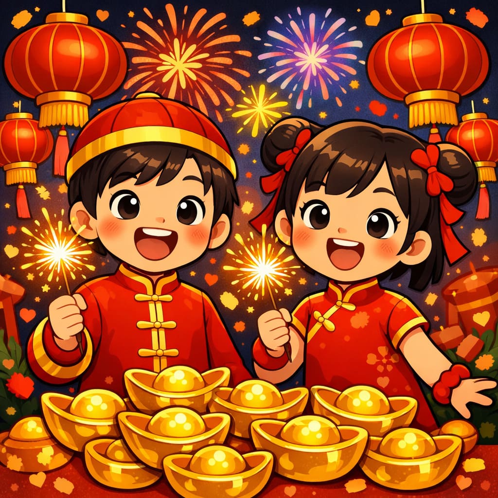 新年圖案生成範例