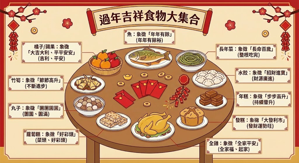 過年年菜寓意