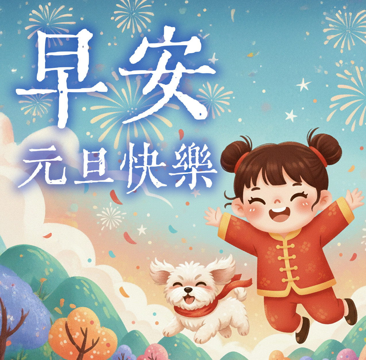 2026元旦早安圖下載