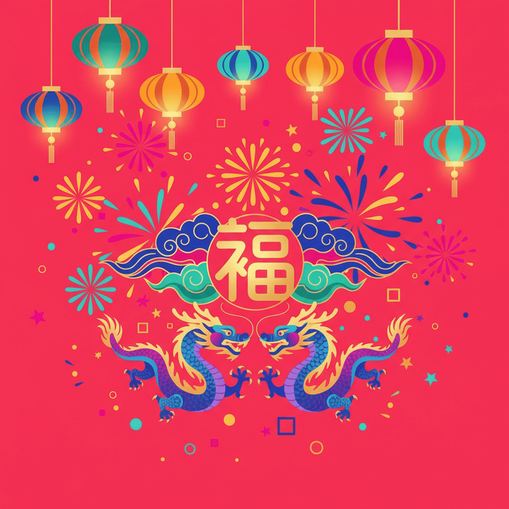 過年圖案生成範例