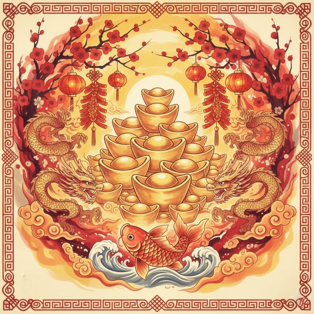 過年圖案生成範例