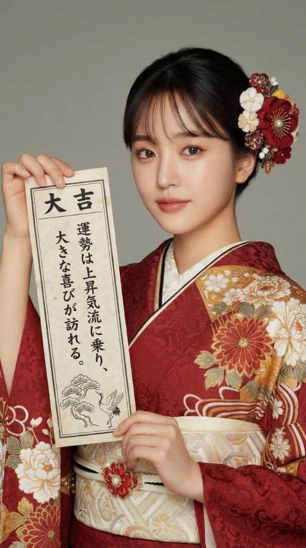 PhotoDirectorでお正月加工作成例①