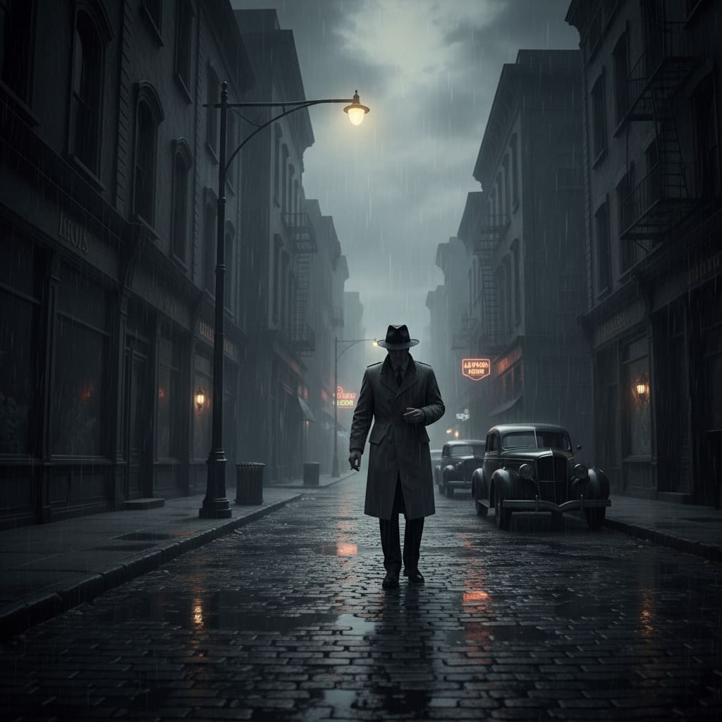 Noir Detective Scene
