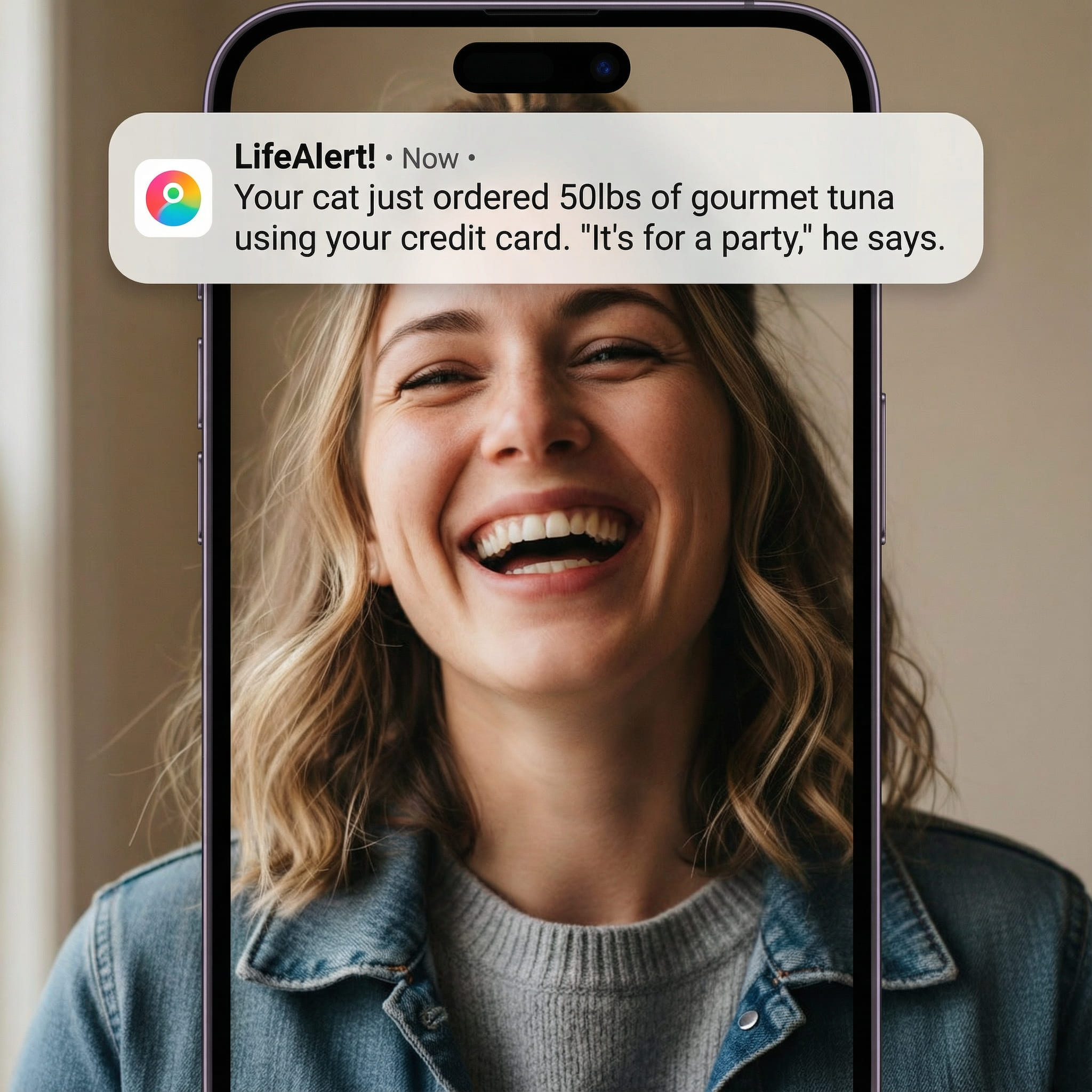 Generated AI Fake Notification After