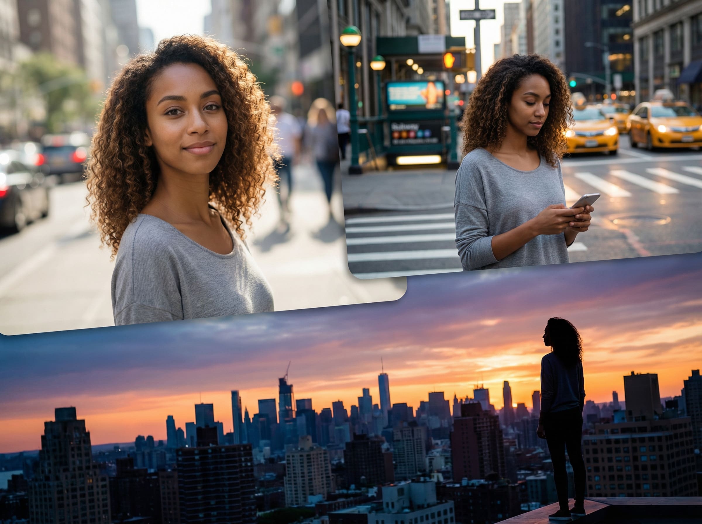 New York City Street Style Collage