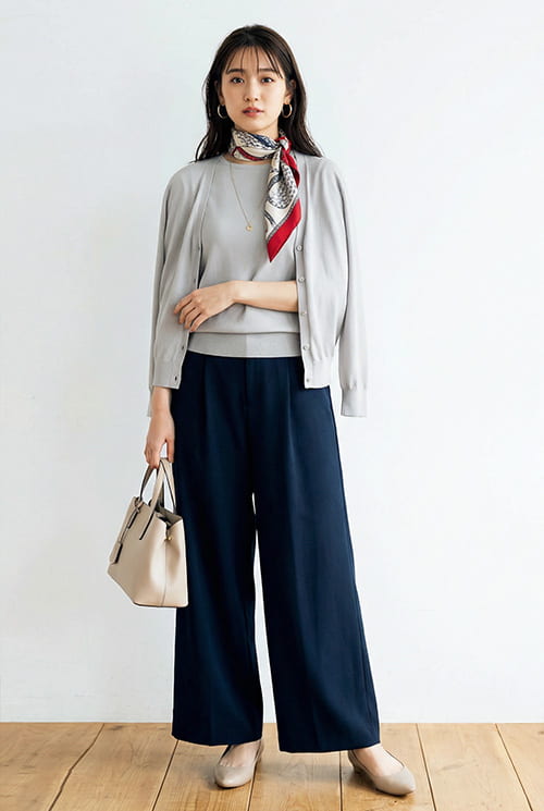 お花見デートコーデ