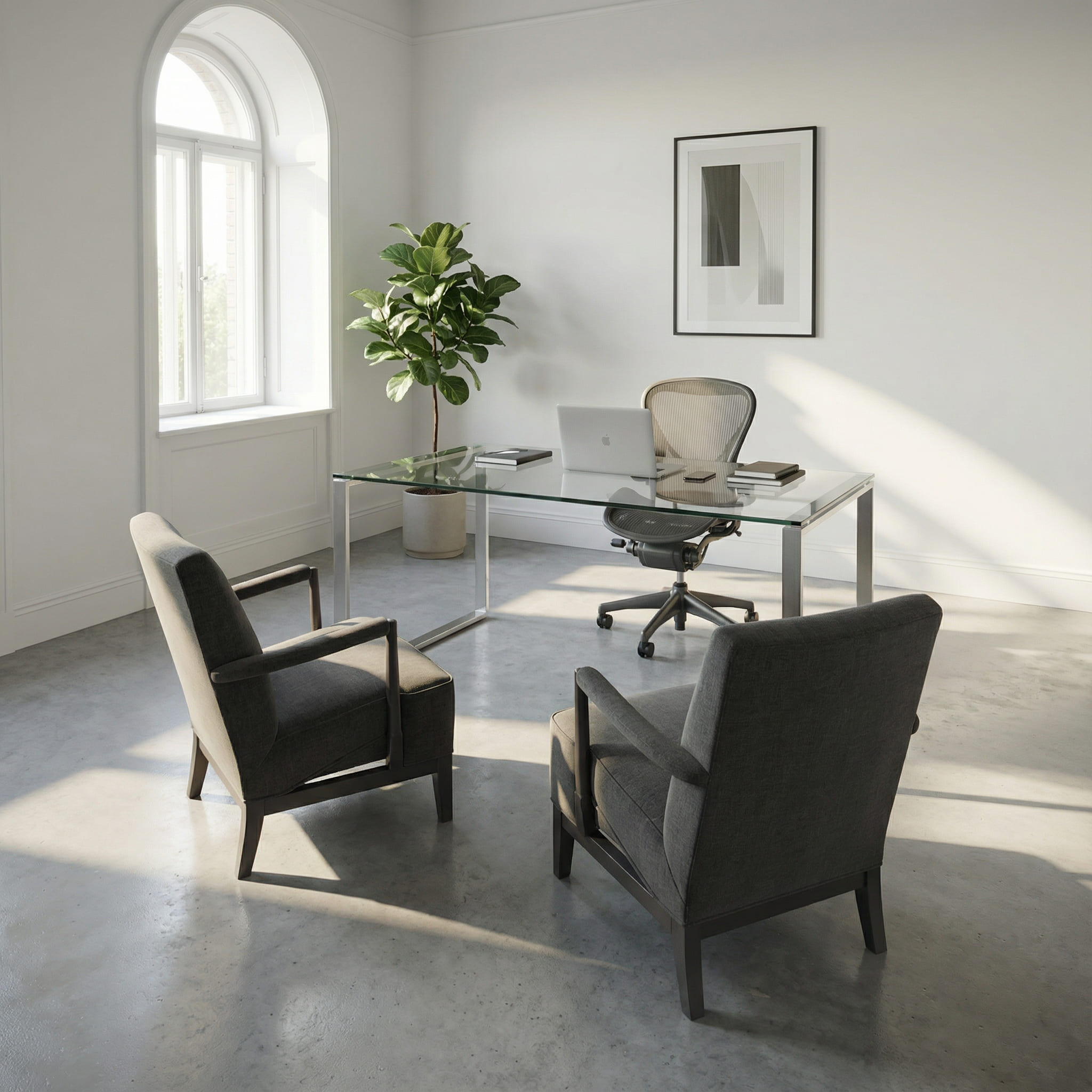 Generated AI Office Interior After