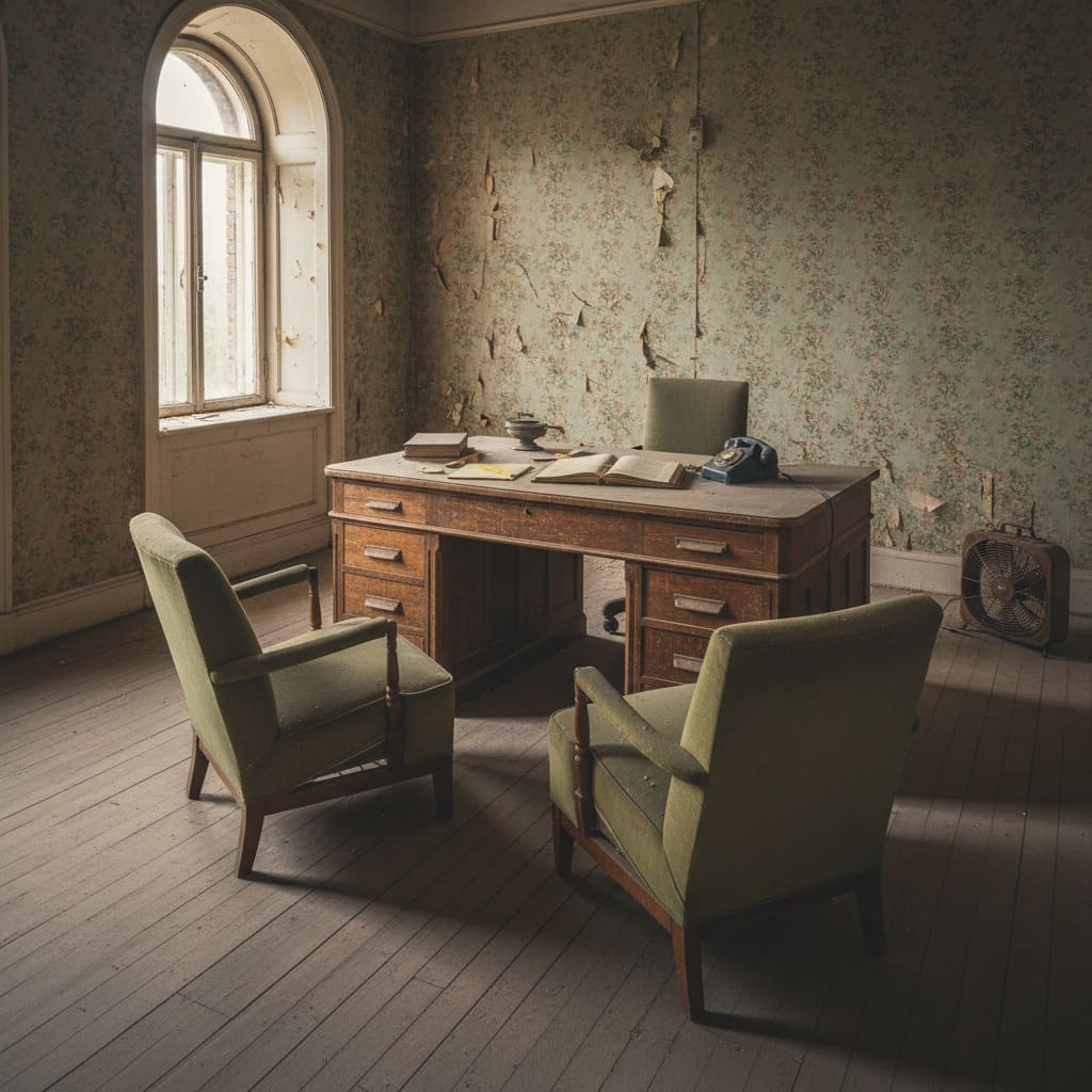 Referenz-Bürofoto vorher