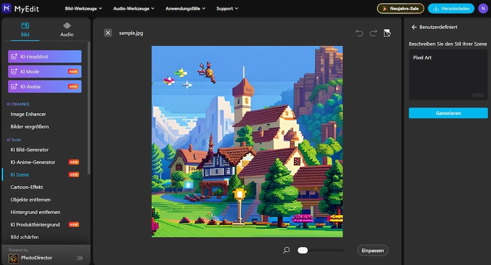 MyEdit - Online Pixel Art Generator