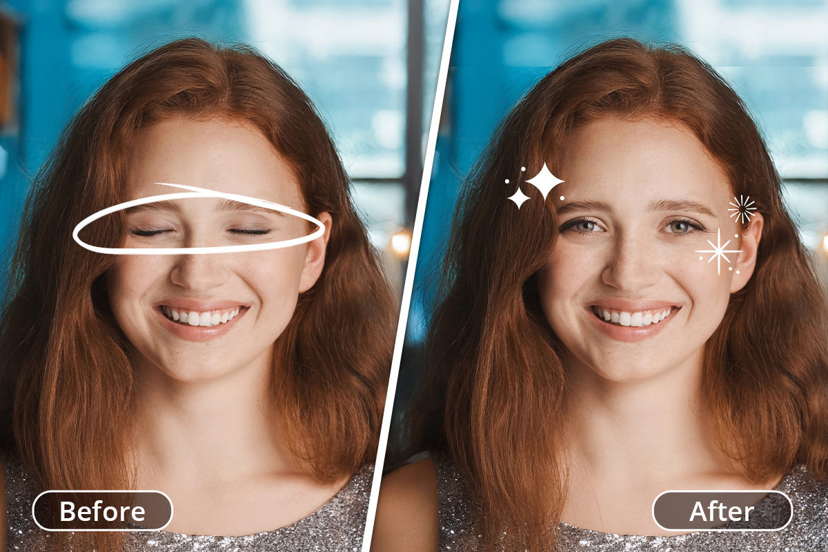 How to Open Closed Eyes in a Photo (Free Online Tools & Open Eyes App)