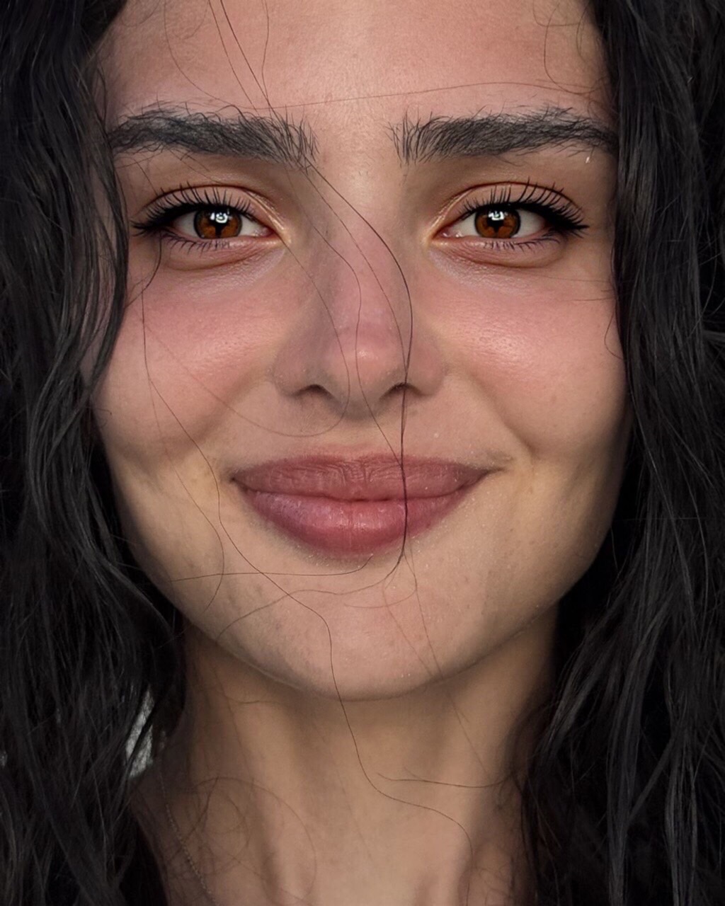 abrir los ojos en una foto