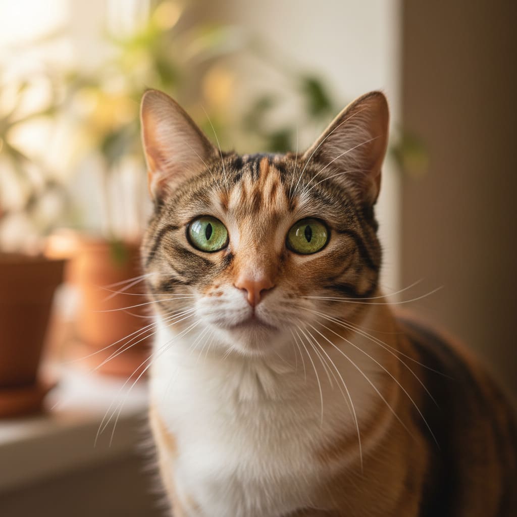 Referenzfoto Katze vorher