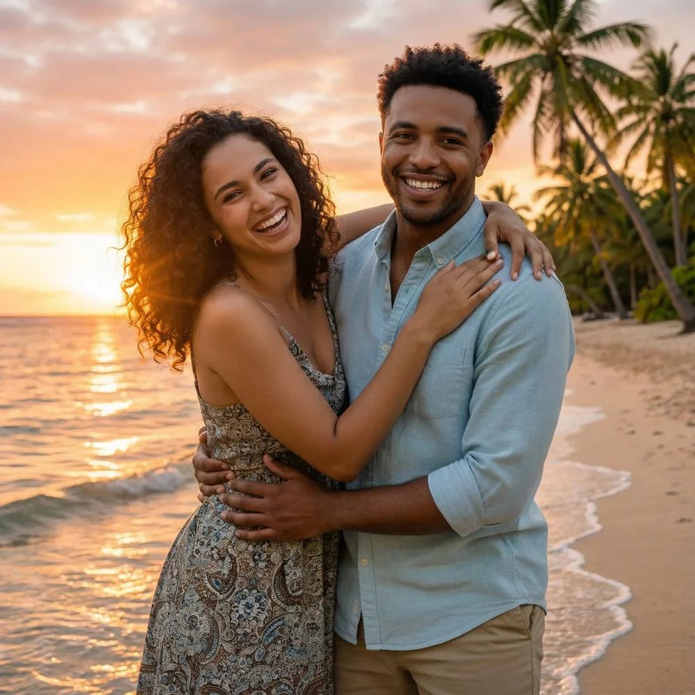 ChatGPT Paarfoto am Strand