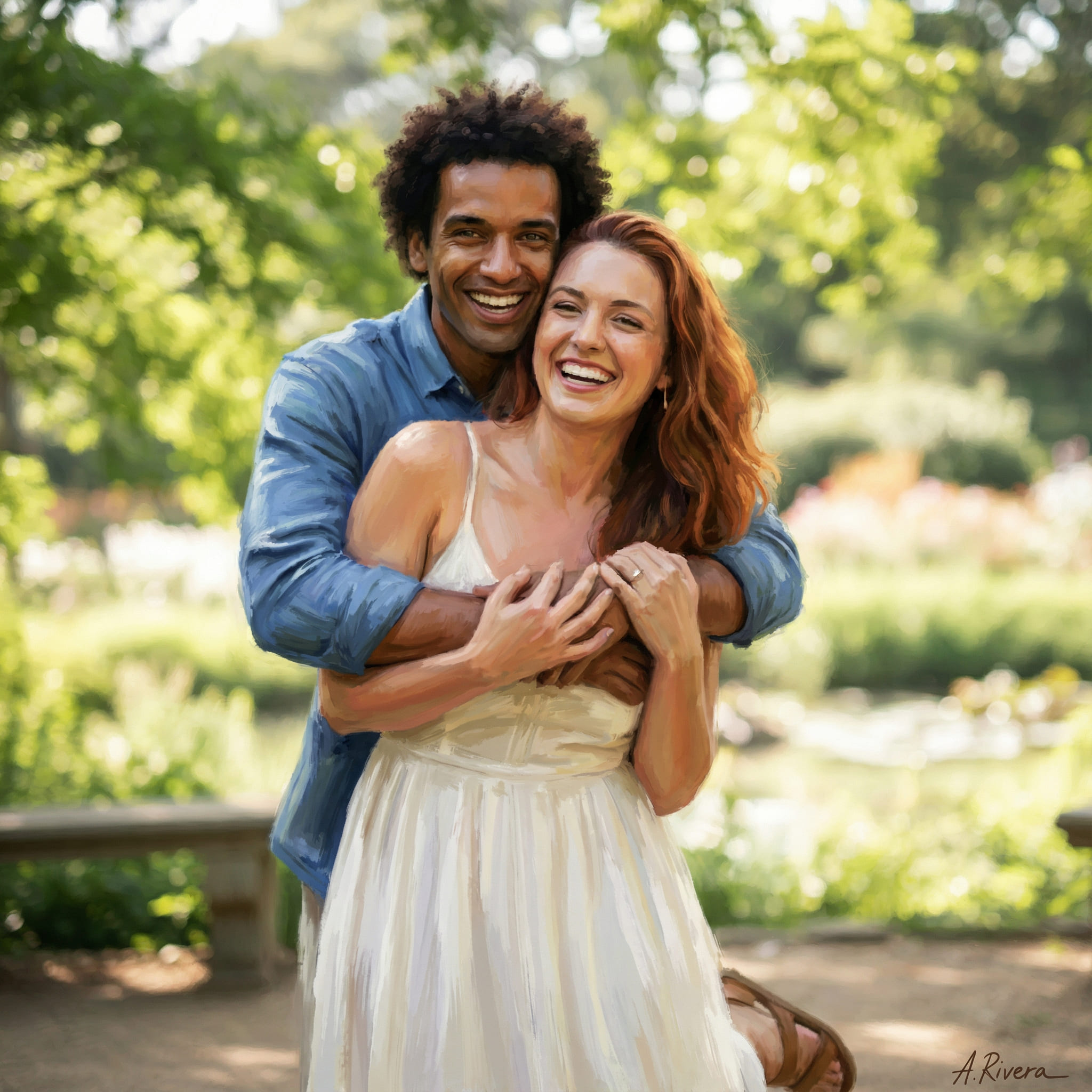 Generated AI Painterly Illustration After