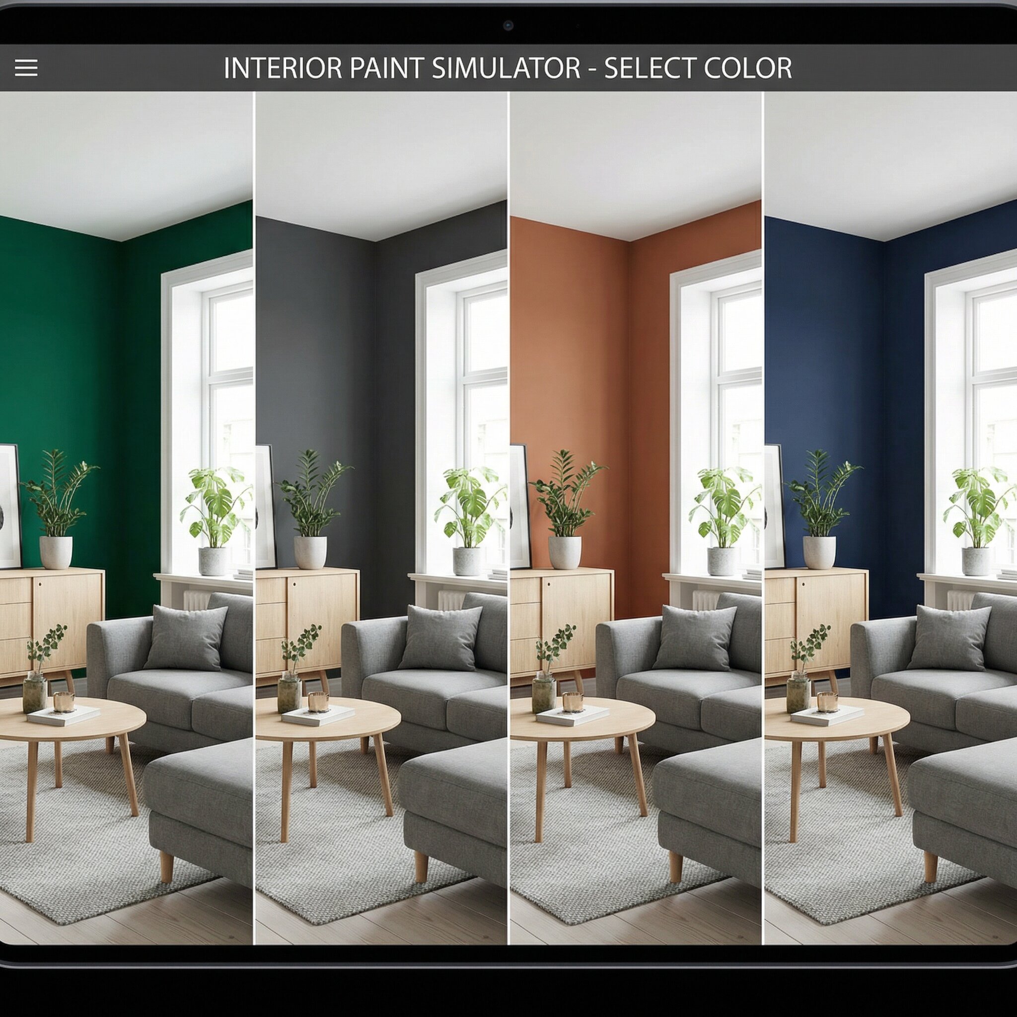 Couleurs audacieuses simulateur peinture