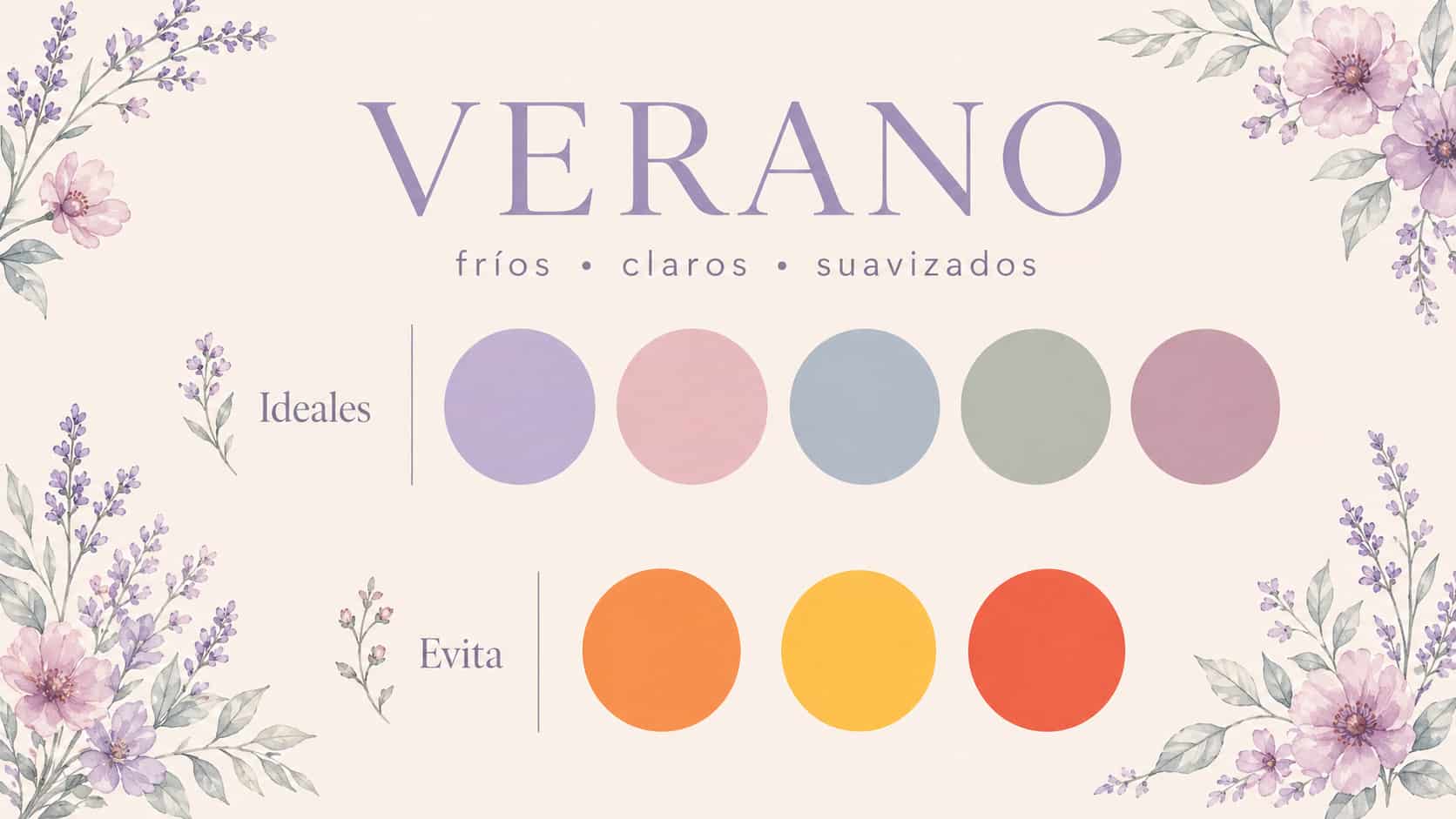 Paleta de colores verano - análisis de color estacional con ChatGPT