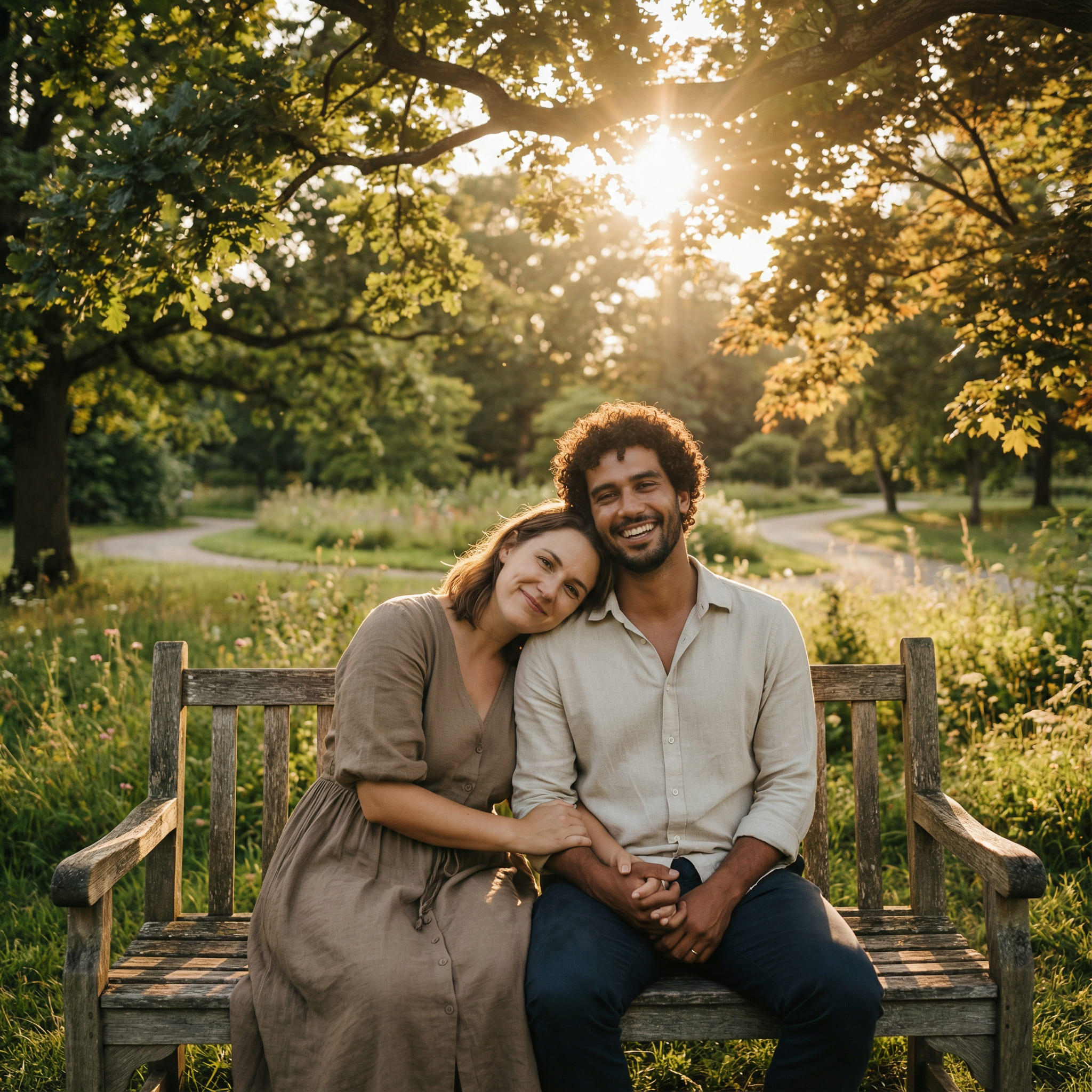 Generated AI Couple Portrait After