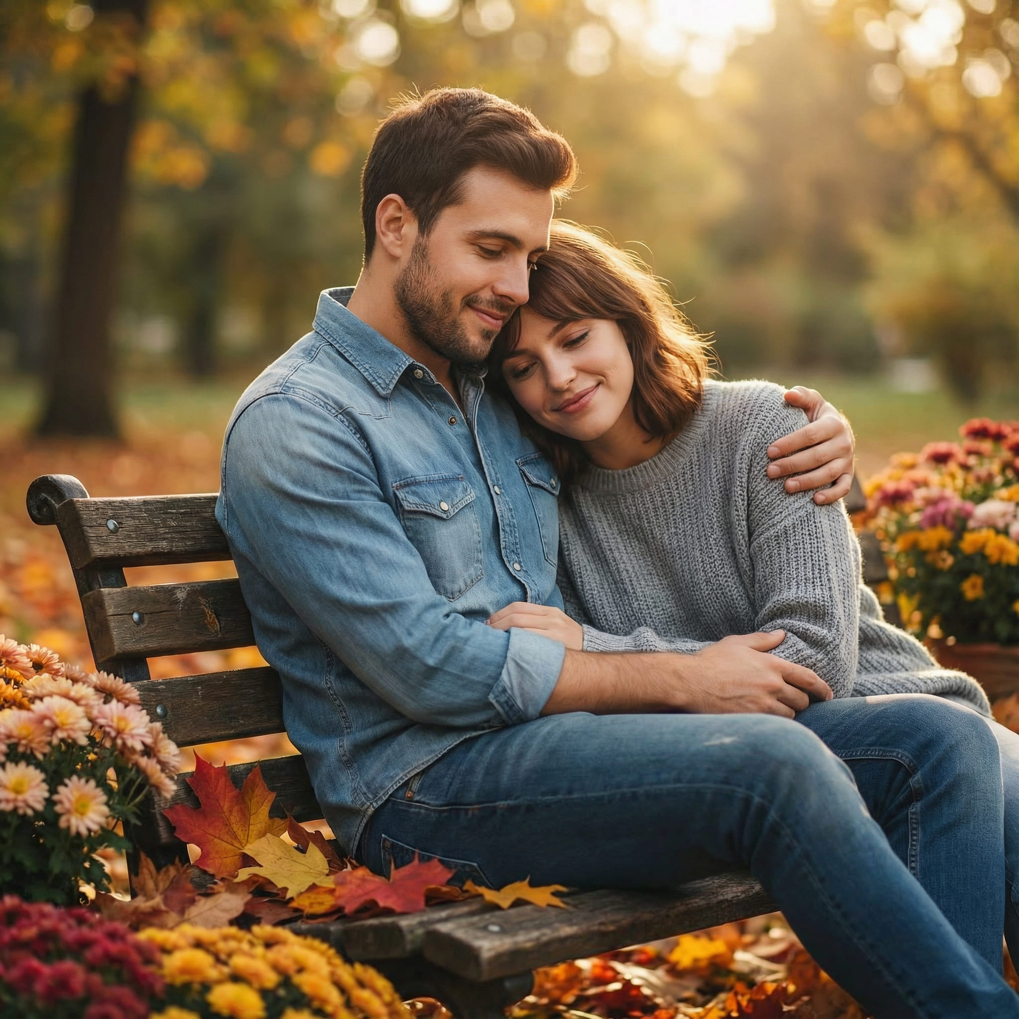 Generated AI Couple Portrait After