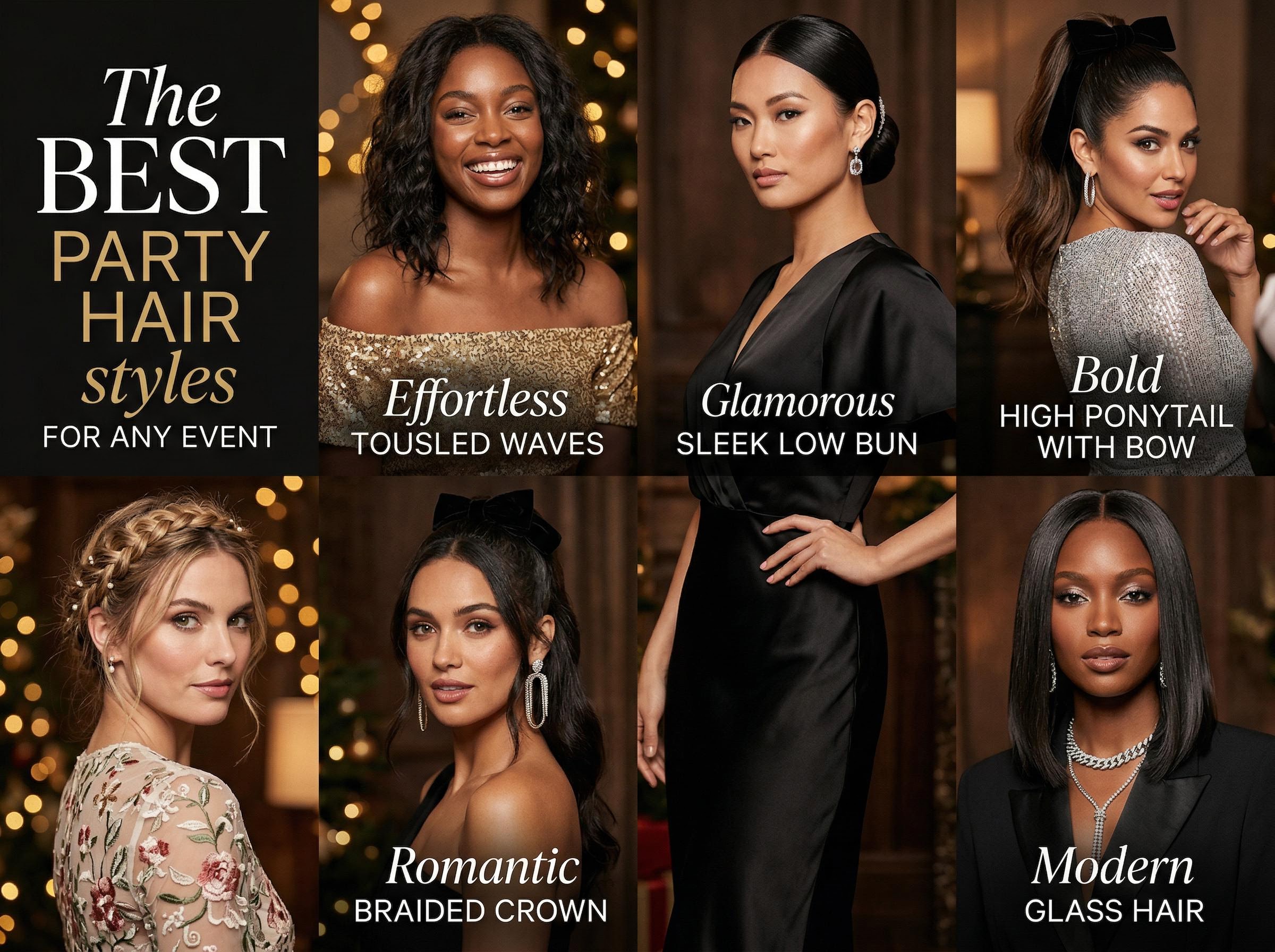 Banner for the Best Party Hair Styles to Try