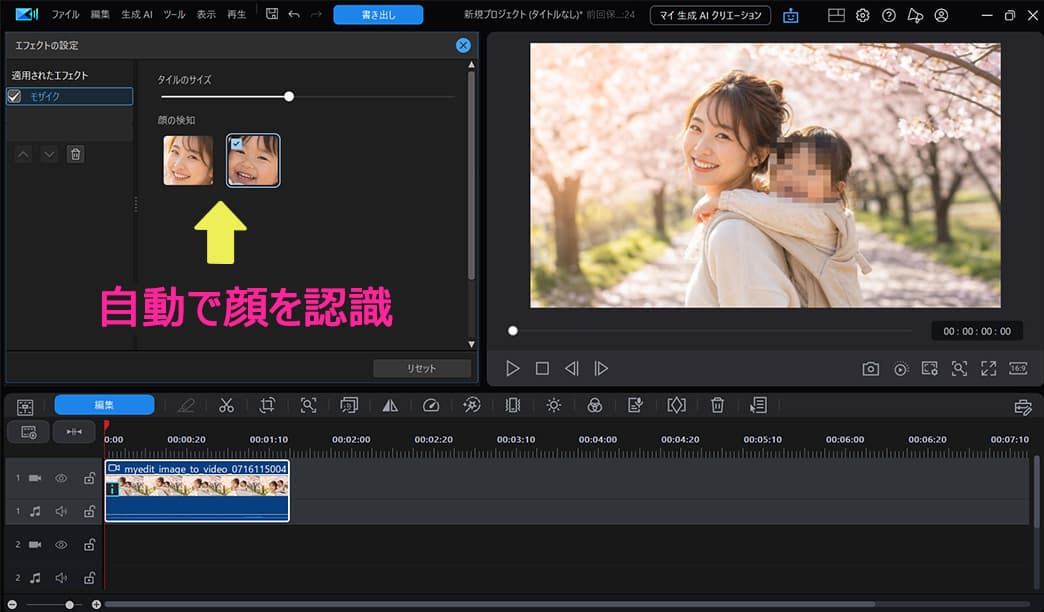 PC 版 PowerDirector モーショントラックサンプル