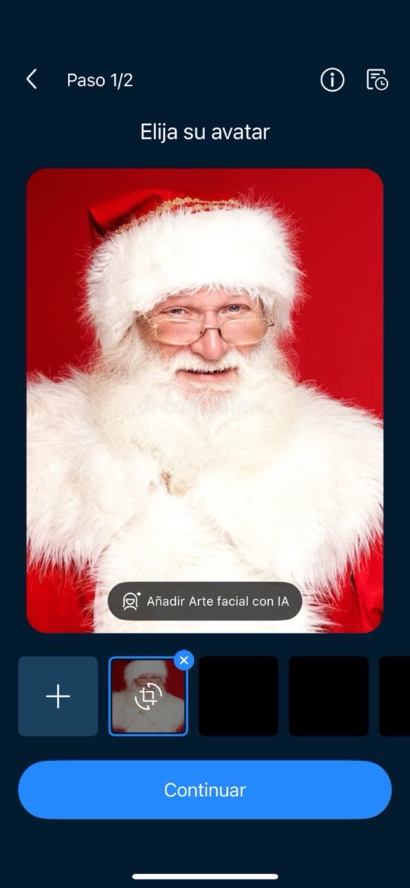 Santa Claus que habla