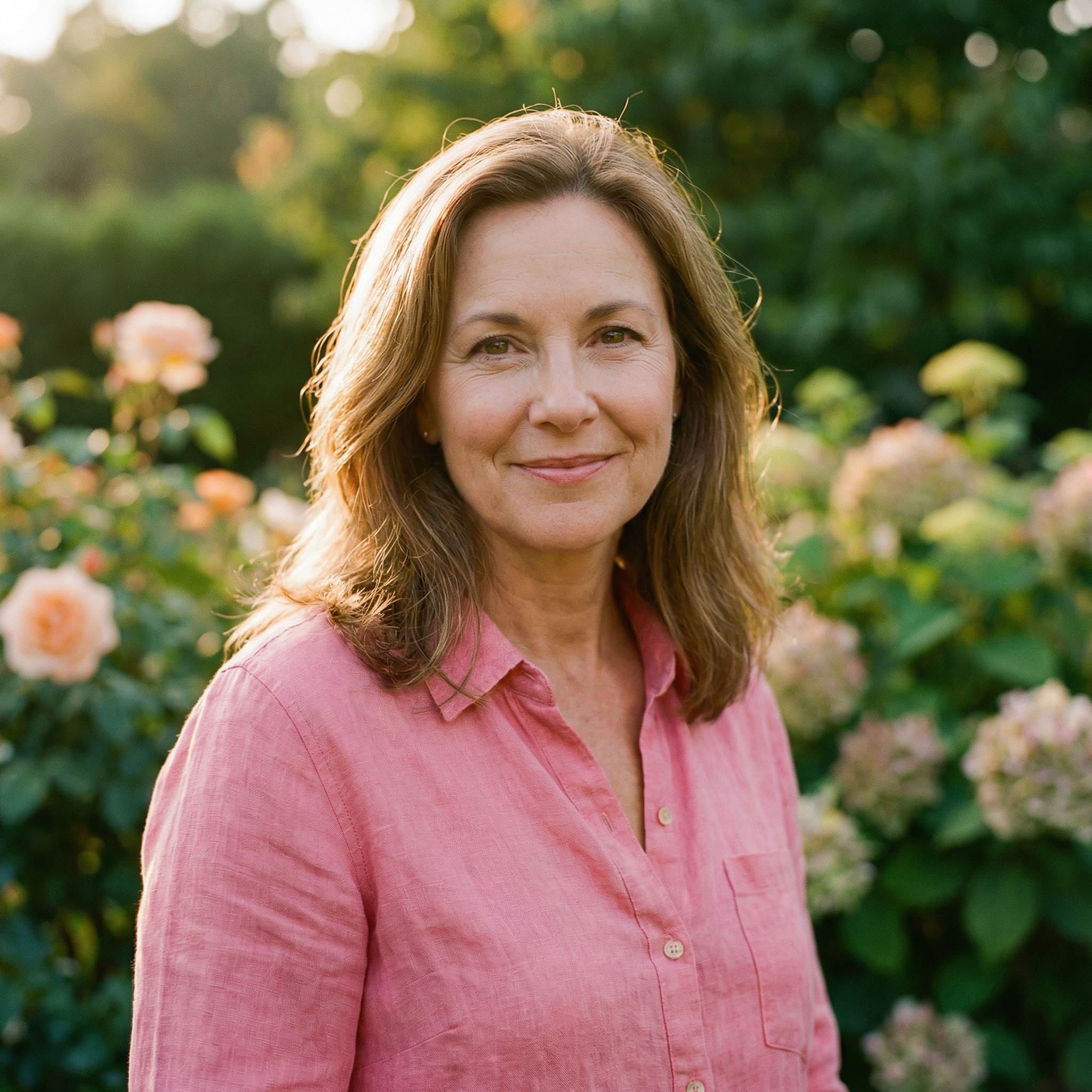 Original photo of mom before AI card creation