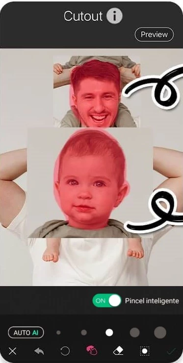 Interfaz de YouCam Perfect