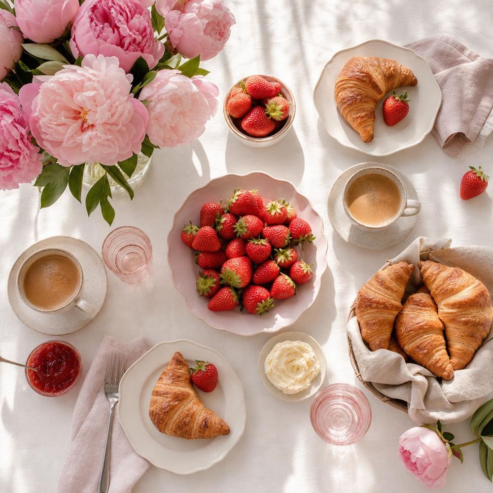 KI-Prompt: Pfingstbrunch im Garten