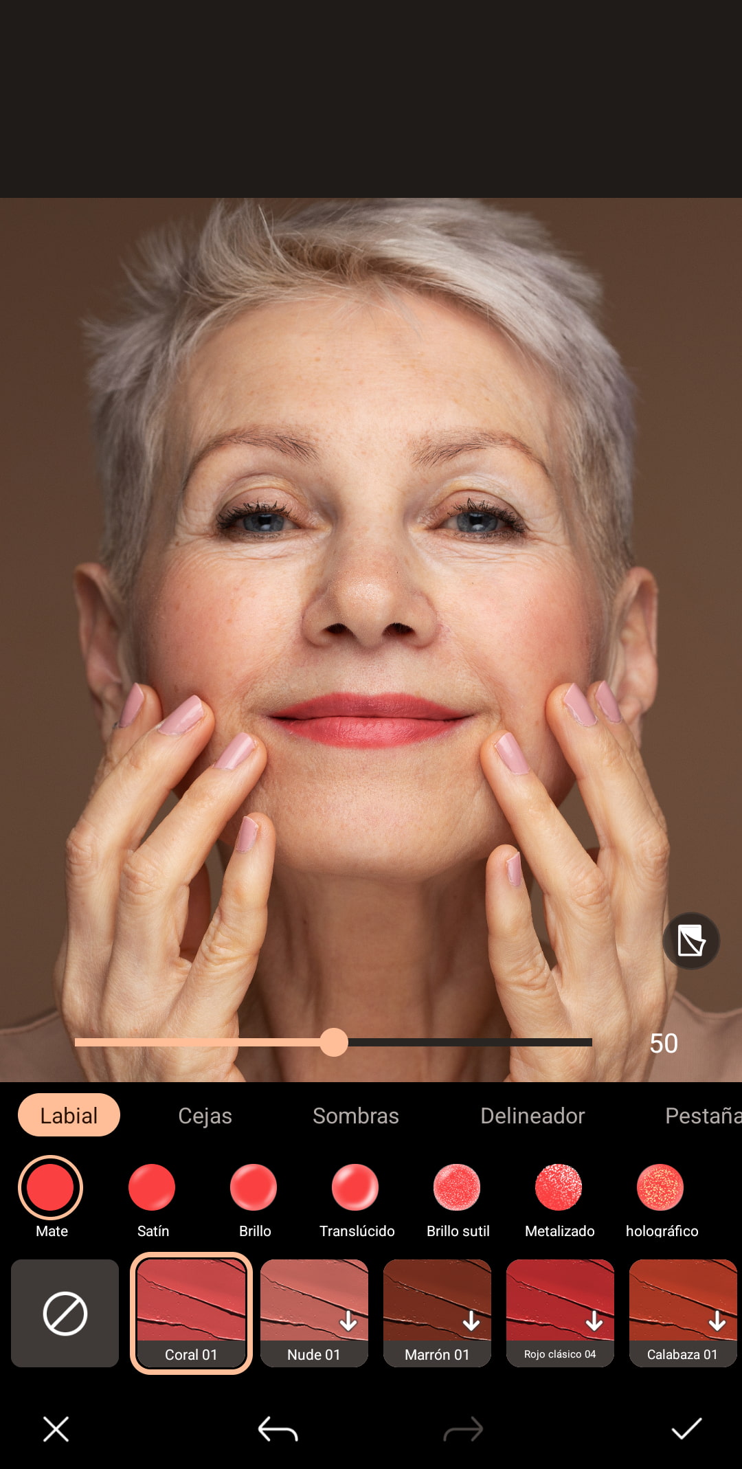 PhotoDirector - Maquillaje virtual