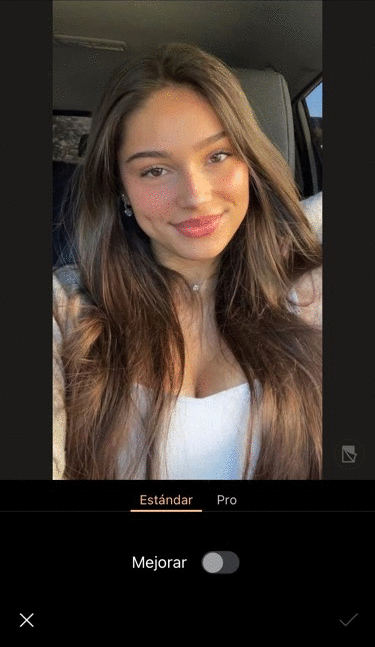 Mejorar imagen en tu teléfono con PhotoDirector