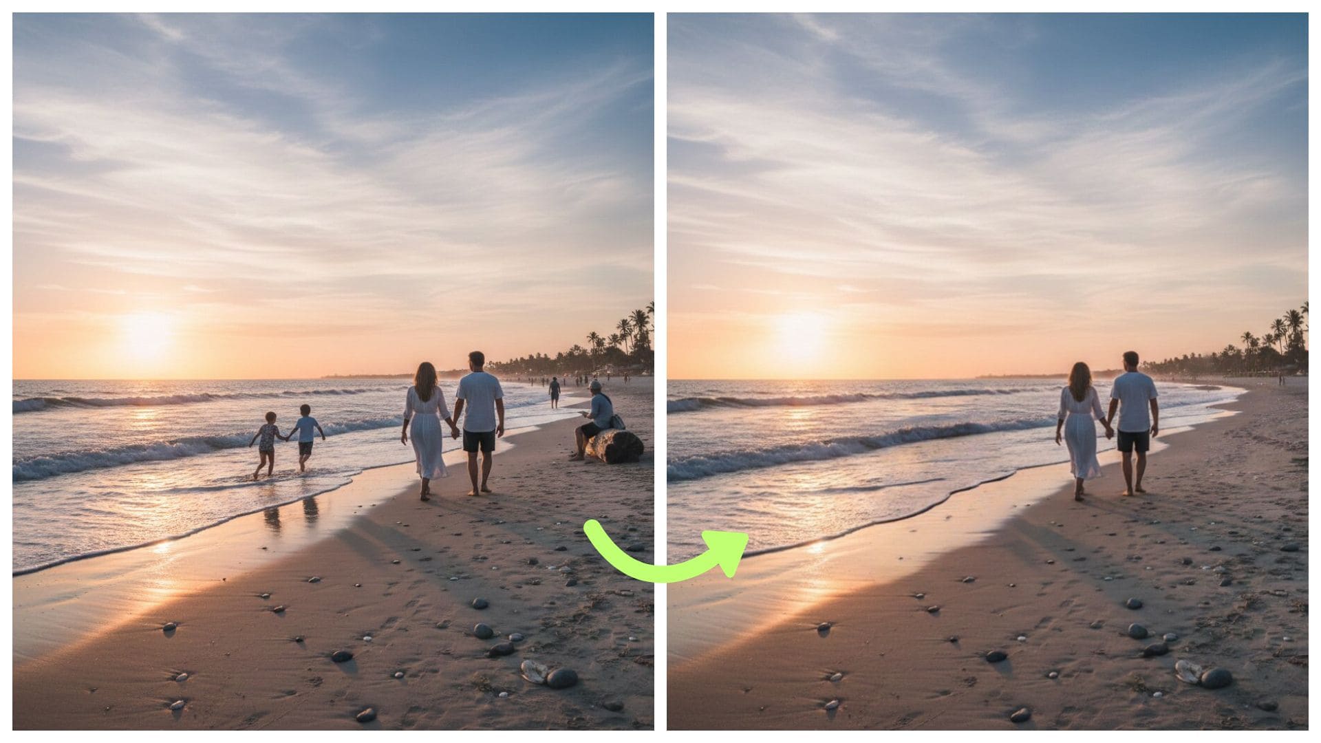 用相片大師免費消除路人