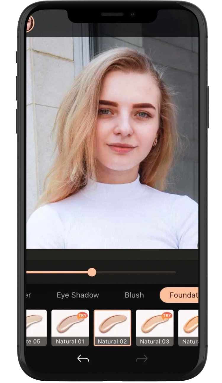 Try on Foundation Shades with PhotoDirector