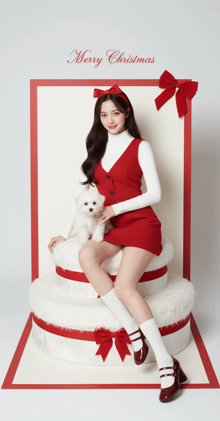 PhotoDirectorクリスマスAI加工参考画像